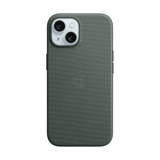 Apple Case FineWoven Case with MagSafe Evergreen for iPhone 15
